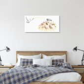 Toile Illustration de l'arche de Noé avec des animaux qu (Insitu(Chambre))