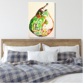 Toile Illustration de l'art de l'aquarelle des fruits à  (Insitu(Chambre))
