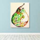 Toile Illustration de l'art de l'aquarelle des fruits à  (Insitu (Plancher de Bois))