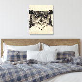 Toile Illustration de l'art des chouettes (Insitu(Chambre))