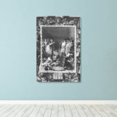 Toile Illustration de "Le Lutrin" par Nicolas (Insitu (Plancher de Bois))