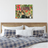 Toile Illustration de l'esprit de Noël présent Scrooge (Insitu(Chambre))