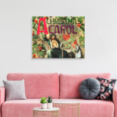 Toile Illustration de l'esprit de Noël présent Scrooge (Insitu(Salon))
