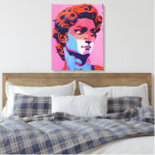 Toile Illustration de Michelangelo David Neon (Insitu(Chambre))