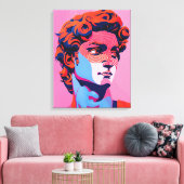 Toile Illustration de Michelangelo David Neon (Insitu(Salon))