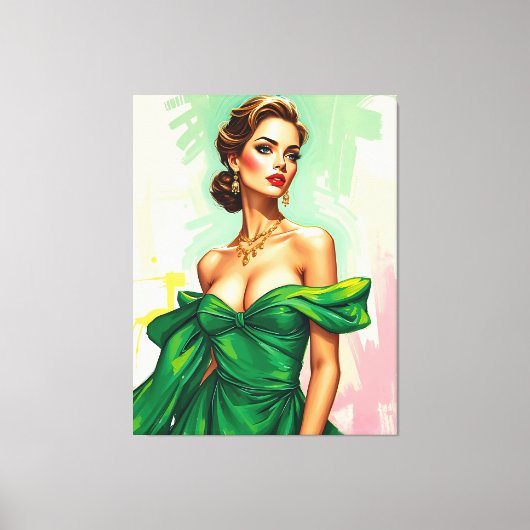 Toile Illustration de mode (Recto)