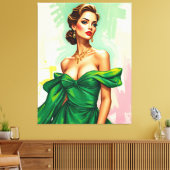 Toile Illustration de mode (Insitu(Salon))