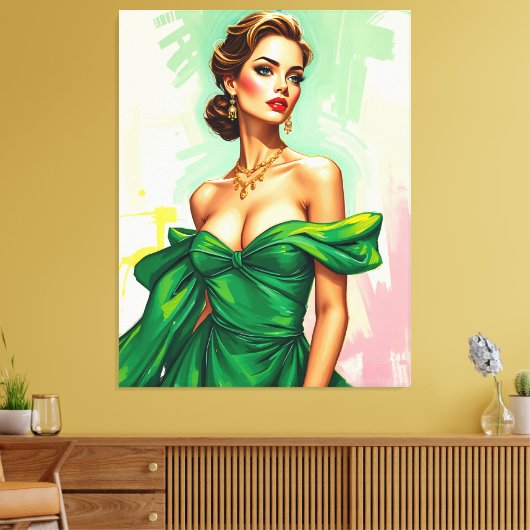 Toile Illustration de mode (Insitu(Salon))