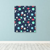 Toile Illustration de motif spatial (Insitu (Plancher de Bois))