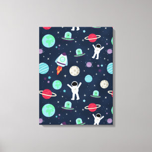 Toile Illustration de motif spatial
