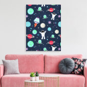 Toile Illustration de motif spatial (Insitu(Salon))