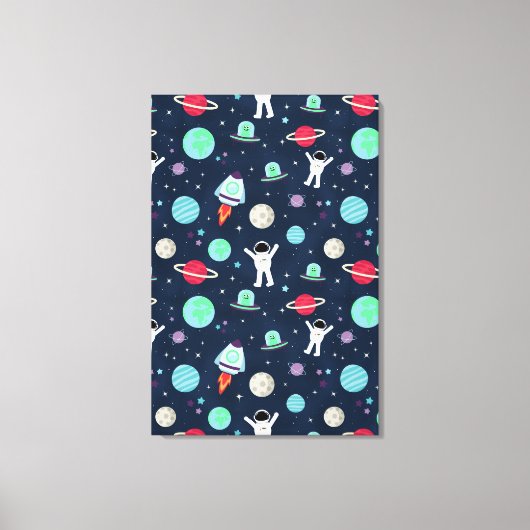 Toile Illustration de motif spatial (Recto)