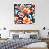 Toile Illustration de papillon lunaire unique (Insitu(Chambre))