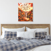 Toile Illustration de sentiments rustiques d'automne com (Insitu(Chambre))