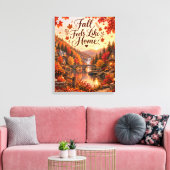 Toile Illustration de sentiments rustiques d'automne com (Insitu(Salon))