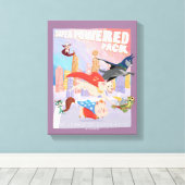 Toile Illustration de Super Powered Pack Metropolis (Insitu (Plancher de Bois))