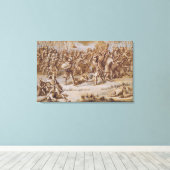 Toile Illustration de 'The Iliad', 1760 (stylo et encre) (Insitu (Plancher de Bois))