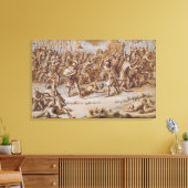 Toile Illustration de 'The Iliad', 1760 (stylo et encre) (Insitu(Salon))