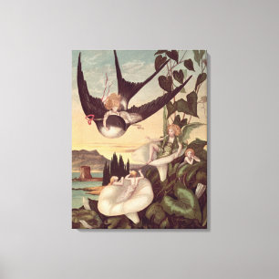 Toile Illustration de 'Thumbkinetta', par Hans Christian