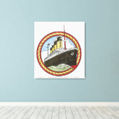 Toile Illustration de Titanic (Insitu (Plancher de Bois))