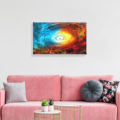 Toile Illustration de trou noir supermassif (Insitu(Salon))