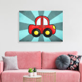 Toile Illustration de voiture vintage – Art automobile c (Insitu(Salon))