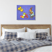 Toile Illustration des oeufs de poulets lapins de Pâques (Insitu(Chambre))