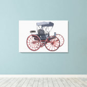 Toile Illustration du calèche sans cheval (Insitu (Plancher de Bois))