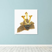 Toile Illustration du casque samouraï du XVIe siècle (Insitu (Plancher de Bois))