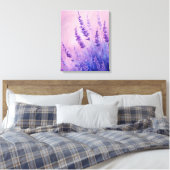 Toile Illustration du champ Fleurs de lavande (Insitu(Chambre))