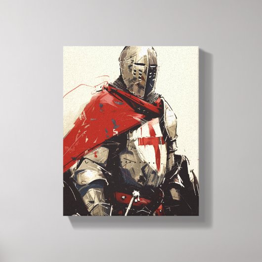 Toile Illustration du Chevalier de croiseur (Recto)