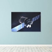 Toile Illustration Du Dragon Xl Spacecraft. (Insitu (Plancher de Bois))