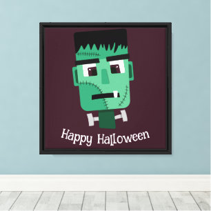 Toile Illustration du monstre de Frankenstein
