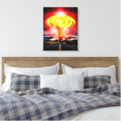 Toile Illustration du nuage de champignons d'explosion n (Insitu(Chambre))
