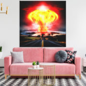 Toile Illustration du nuage de champignons d'explosion n (Insitu(Salon))