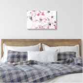 Toile Illustration du printemps des fleurs de cerisier d (Insitu(Chambre))