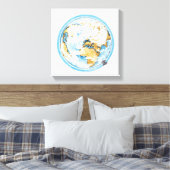 Toile Illustration du satellite orbitant la Terre (Insitu(Chambre))