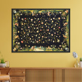 Toile Illustration du tapis de table floral antique (Insitu(Salon))