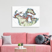 Toile Illustration du territoire inuit (Insitu(Salon))
