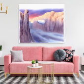 Toile Illustration d'un aéronef voyageant (Insitu(Salon))