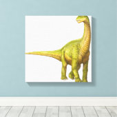Toile Illustration d'un Camarasaurus (Insitu (Plancher de Bois))