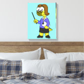 Toile Illustration D'Un Enseignant Pachycéphalosaure. (Insitu(Chambre))