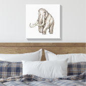 Toile Illustration d'un mammouth (Insitu(Chambre))