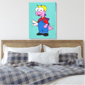 Toile Illustration D'Un Ouvrier De Construction De Stego (Insitu(Chambre))