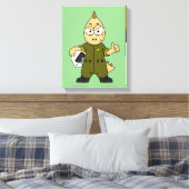 Toile Illustration D'Un Pilote À Jet Allosaurus. (Insitu(Chambre))