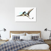 Toile Illustration D'Un Pteranodon Dinosaure. (Insitu(Chambre))