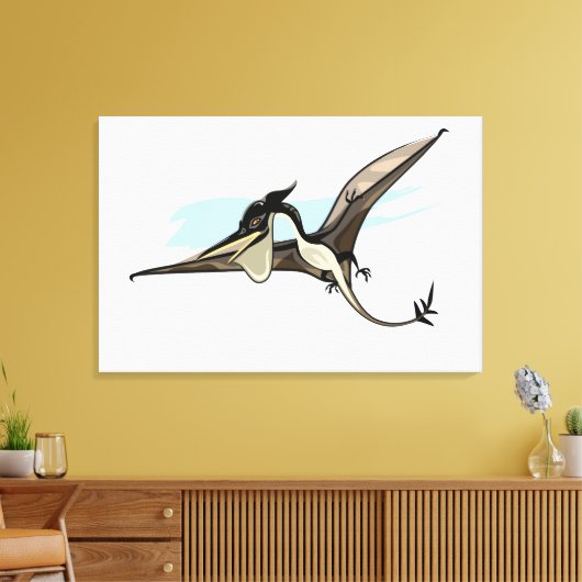 Toile Illustration D'Un Pteranodon Dinosaure. (Insitu(Salon))