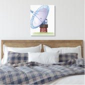 Toile Illustration d'un radiotélescope (Insitu(Chambre))