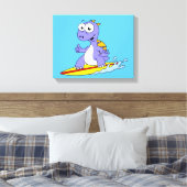 Toile Illustration D'Un Spinosaure De Surf. (Insitu(Chambre))