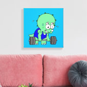 Toile Illustration D'Un Tricératops Poids De Levage. (Insitu(Salon))